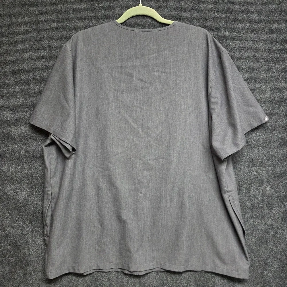 FIGS Scrub Set Mens 3XL Gray Chisec Three-Pocket Top & Cairo Cargo Pants